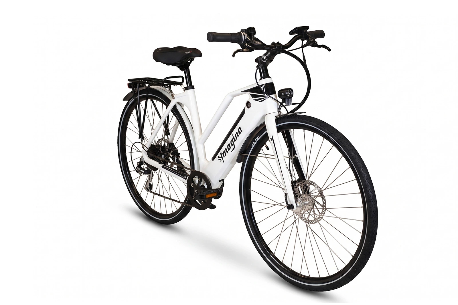 Ymagine bike vadrouilleur blanc avant