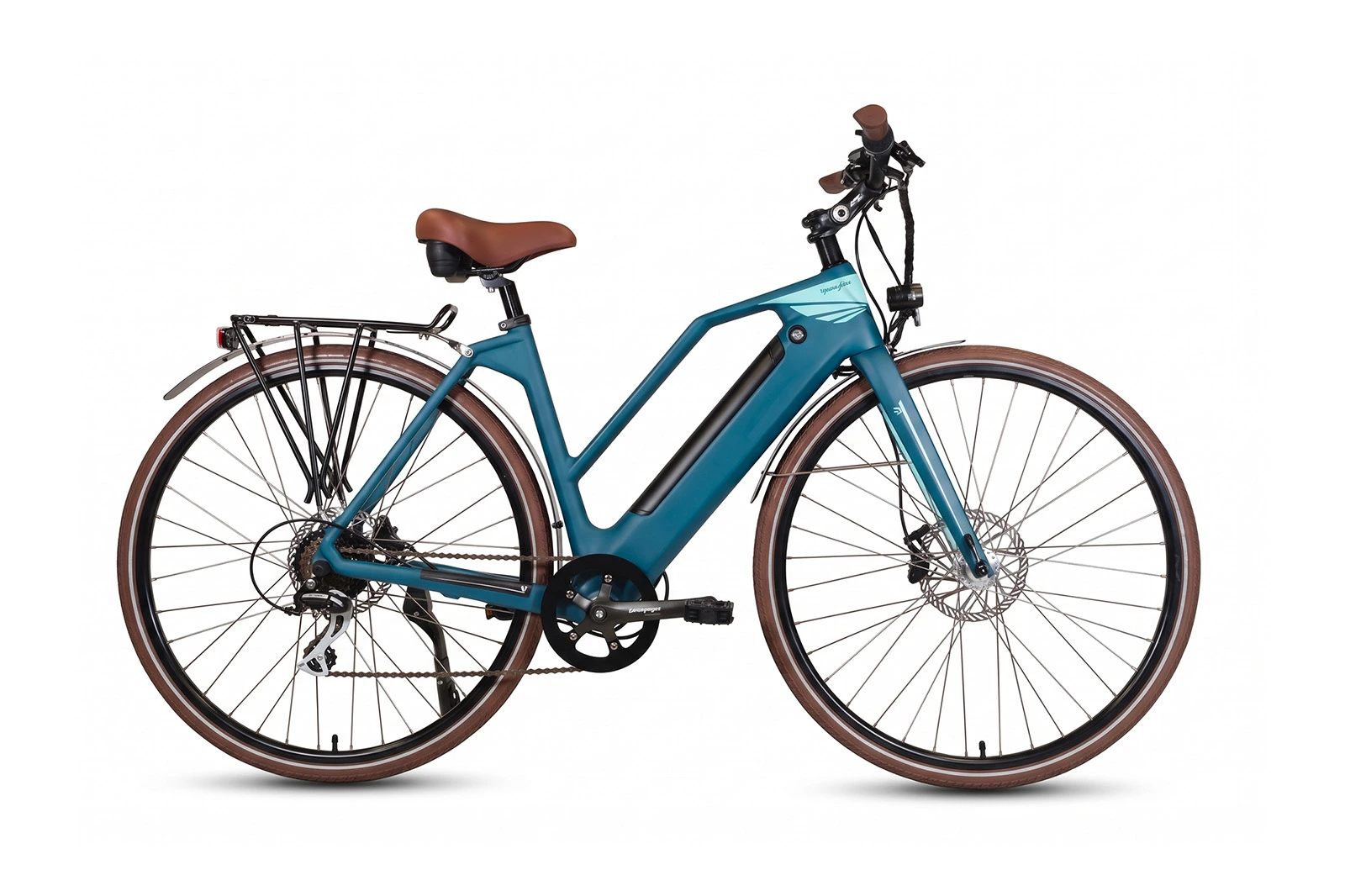 Ymagine bike vadrouilleur bleu cote
