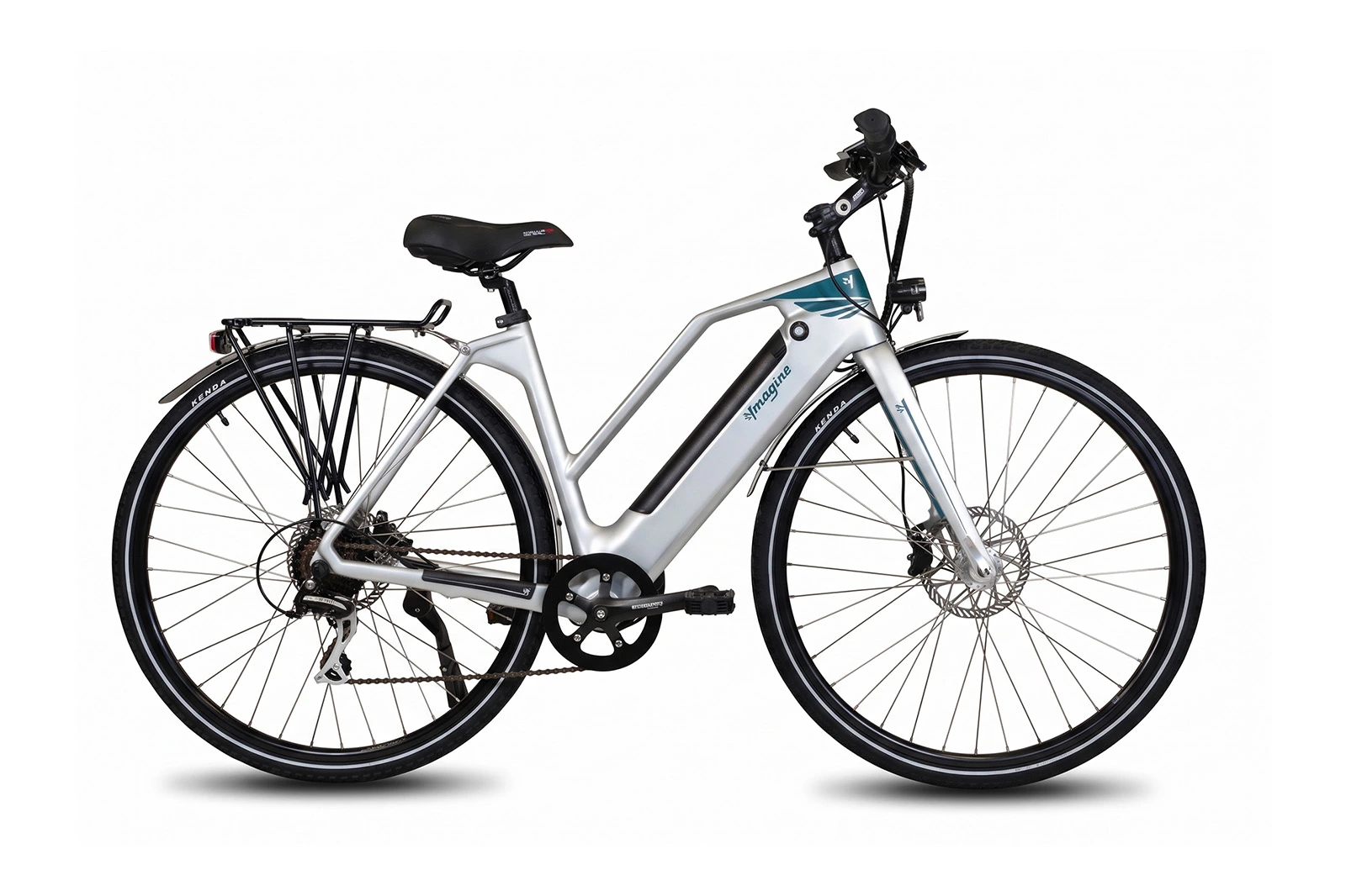 Ymagine bike vadrouilleur gris cote