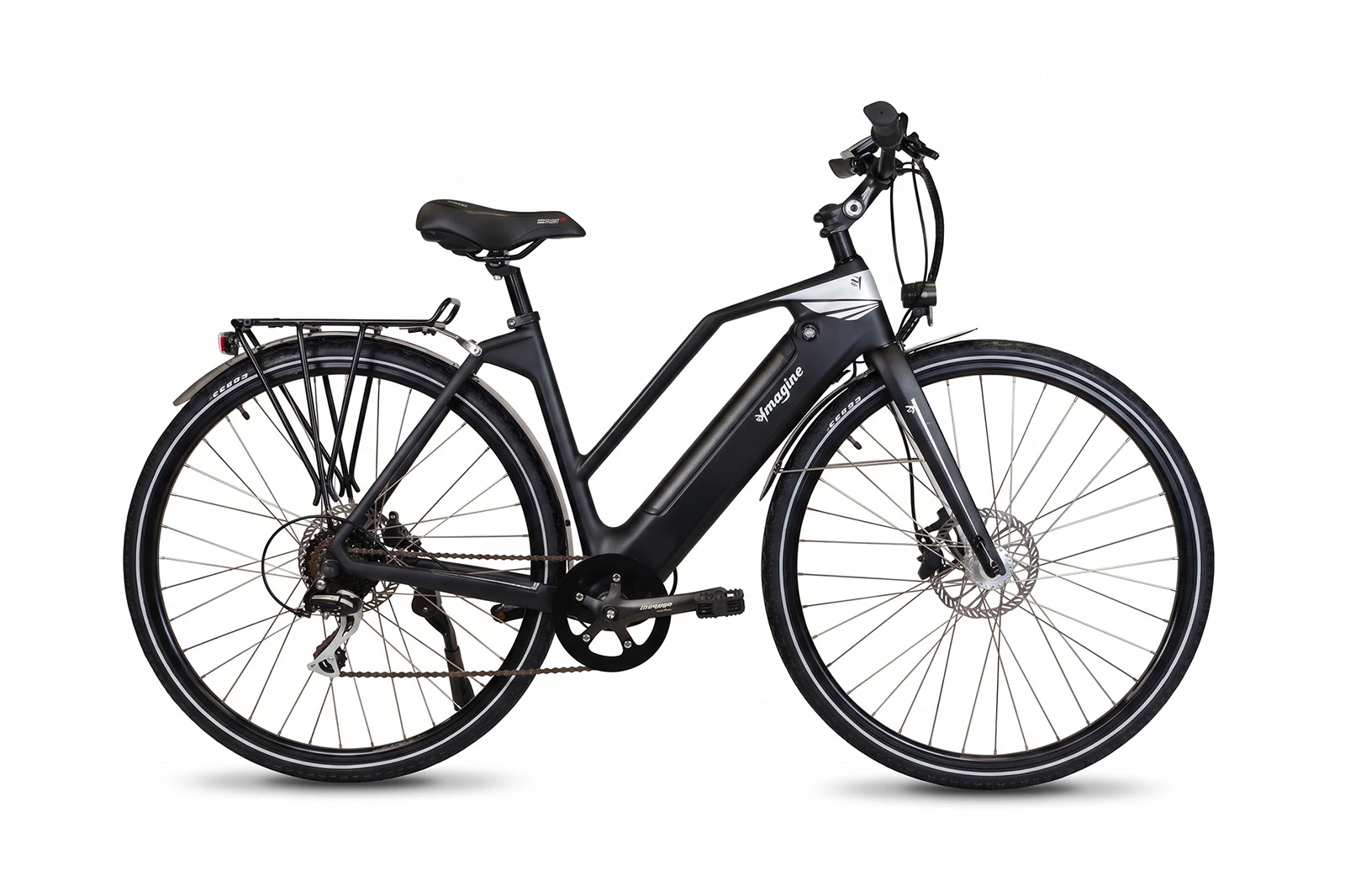 Ymagine bike vadrouilleur noir cote