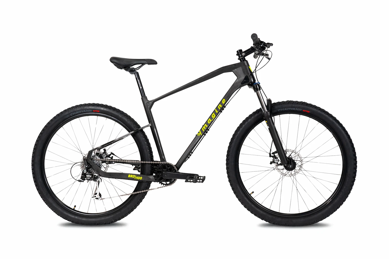 VTT Ymagine Le Baroudeur BRD 100 carbone, vue de profil
